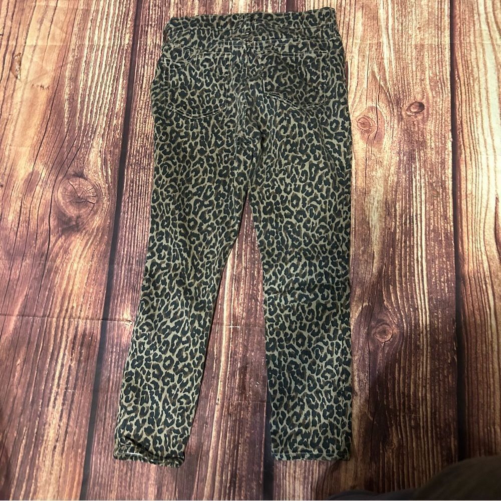Women’s J. Crew Cheetah Print Skinny Jean Size 26 - Picture 2 of 5
